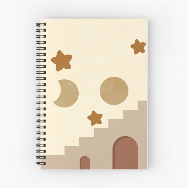 Item preview, Abstract Celestial Scene with Moon Stars and Geometric Shapes Art designed and sold by NiceDigital.