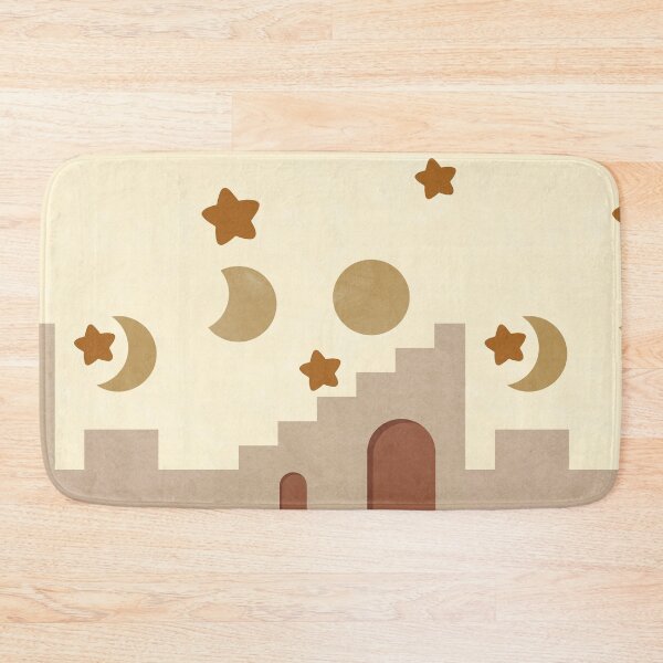 Item preview, Abstract Celestial Scene with Moon Stars and Geometric Shapes Art designed and sold by NiceDigital.
