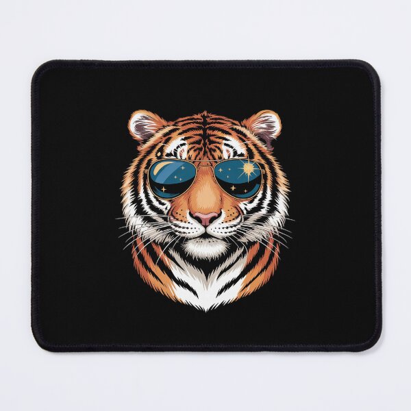 Item preview, Tiger Face with Sunglasses Animal Big Cat Cool Bengal Tiger designed and sold by PowAcademy.