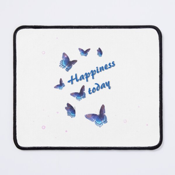 Item preview, Happiness Today – Blue & Purple Butterflies designed and sold by memefeather.