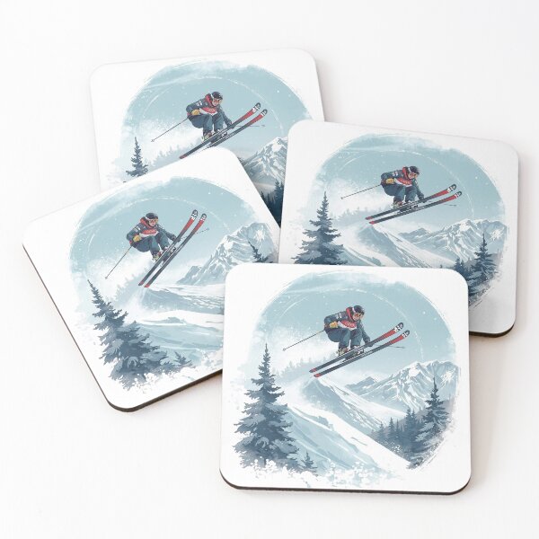 Item preview, Winter Sports Games Arena Ski Jumping Competition Sticker designed and sold by colorleafz.