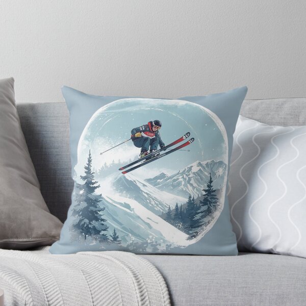 Item preview, Winter Sports Games Arena Ski Jumping Competition Sticker designed and sold by colorleafz.