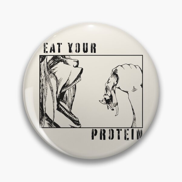 Item preview, Eat Your Protein Anime Illustration – Dark Manga Gym Motivation Art designed and sold by thudoando.