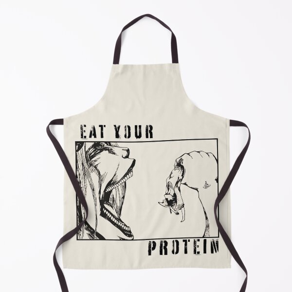 Item preview, Eat Your Protein Anime Illustration – Dark Manga Gym Motivation Art designed and sold by thudoando.