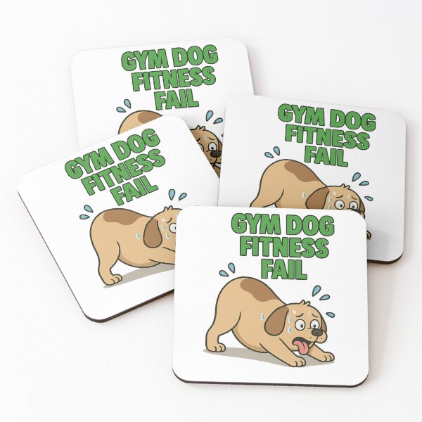 Item preview, Gym Dog Yoga Fitness Meme designed and sold by TwillTees.