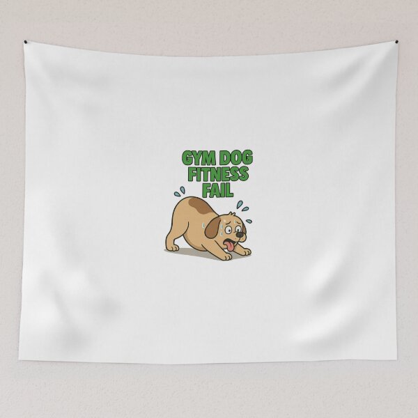 Item preview, Gym Dog Yoga Fitness Meme designed and sold by TwillTees.