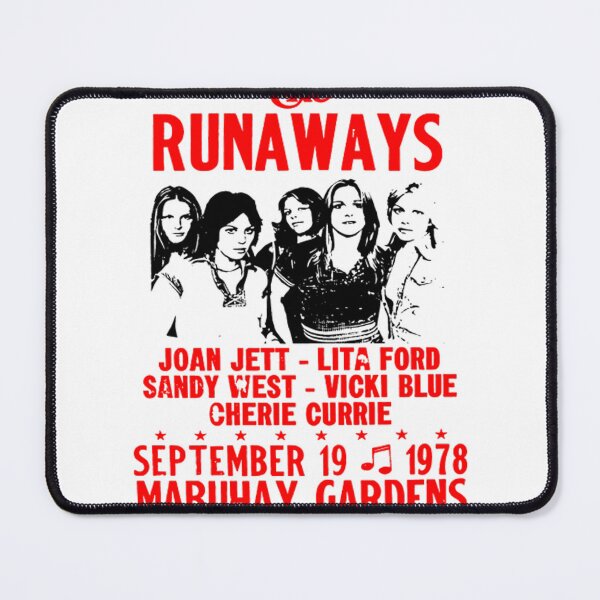 Item preview, Vintage The Runaways Joan Jett Lita Ford Sandy West Vicki Blue Cherrie Currie September 19 1978 Mabuhay Gardens 443 Broadway San Francisco designed and sold by johnpasley21.