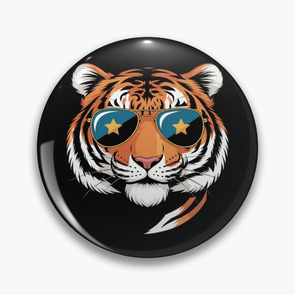 Item preview, Tiger Face with Sunglasses Animal Big Cat Cool Bengal Tiger11 designed and sold by PowAcademy.