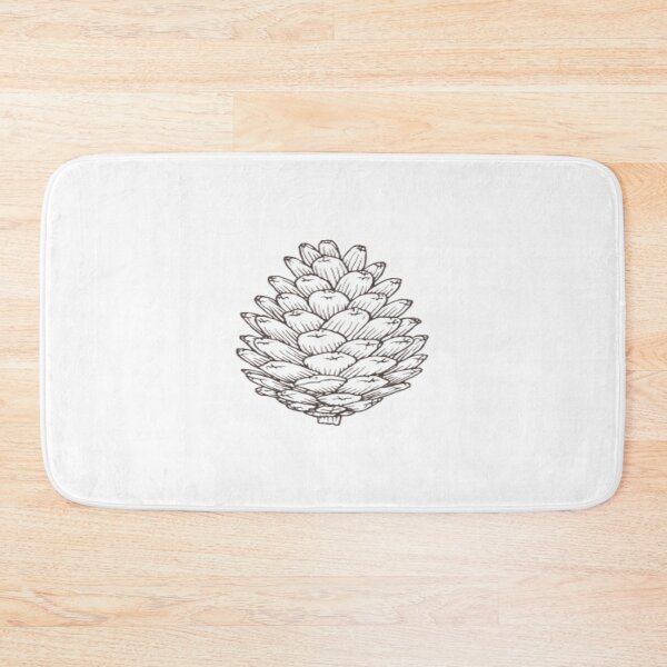 Item preview, Minimalist Pinecone Line Art Illustration designed and sold by mari0n980.