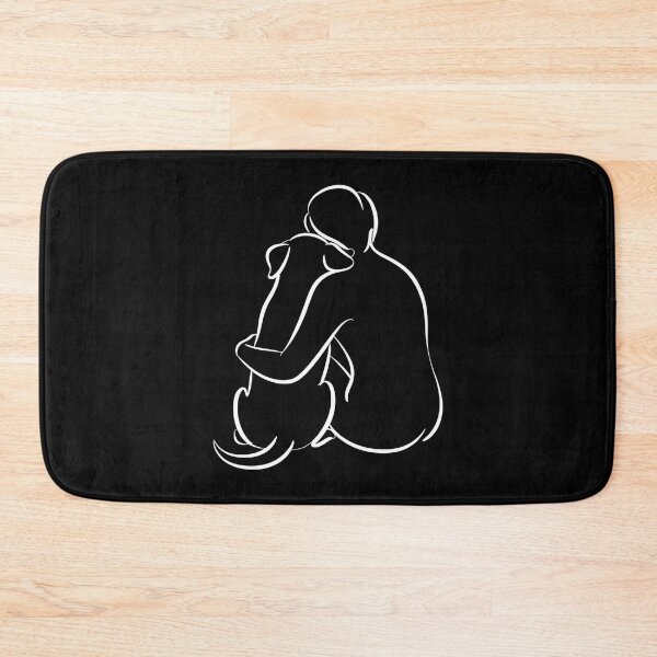 Item preview, pet memorial - pet loss - dog memorial - in loving memory - shelter volunteer - dog line art - forever loved - senior dog - special needs dog - one line drawing - minimal line art designed and sold by JansenGS.