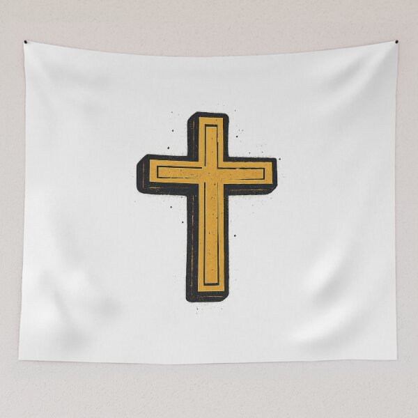 Item preview, A Christian cross in an aesthetic design designed and sold by CraftedArtworks.