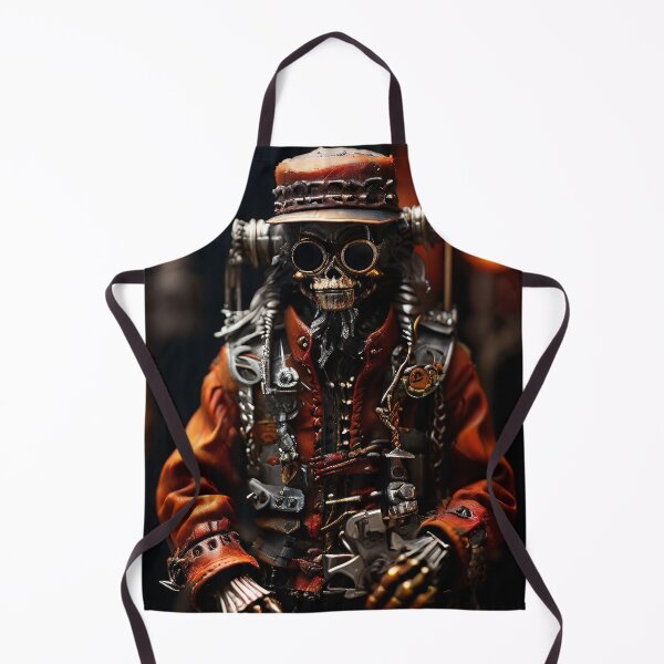 Item preview, Steampunk skeleton figure in detailed portrait designed and sold by Mianku | Für das Leben.