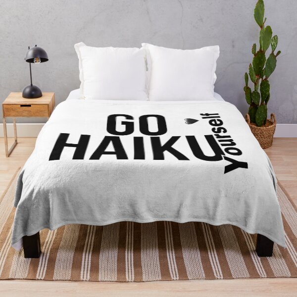 Item preview, Go Haiku Yourself White Background designed and sold by ParisPoet.