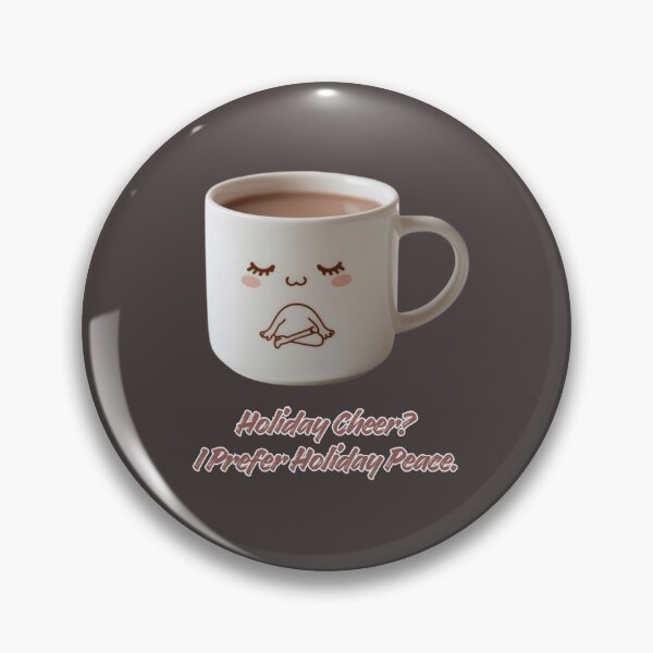 Item preview, Holiday Cheer? I Prefer Holiday Peace 2 – Cozy Introvert Humor, Kawaii Holiday designed and sold by PIXelayDesigns.
