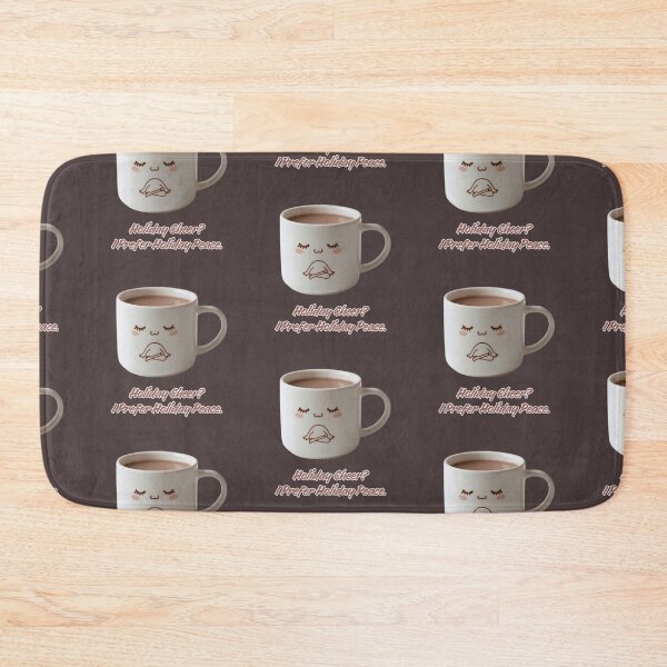 Item preview, Holiday Cheer? I Prefer Holiday Peace 2 – Cozy Introvert Humor, Kawaii Holiday designed and sold by PIXelayDesigns.