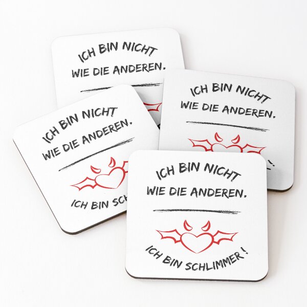 Artikelvorschau, Ich Bin Nicht Wie Die Anderen Ich Bin Schlimmer entworfen und verkauft von Zerberus71.