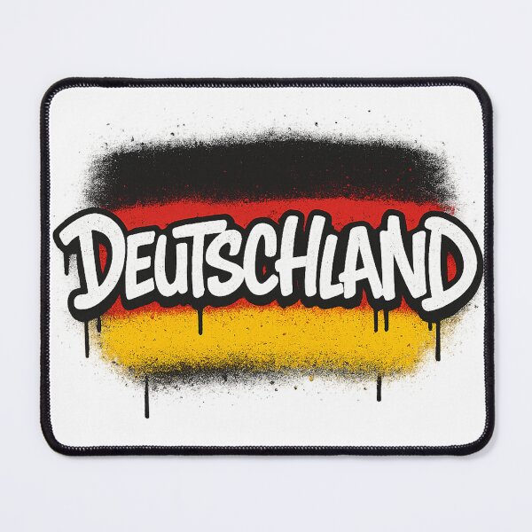 Item preview, German flag with lettering in graffiti style designed and sold by CraftedArtworks.
