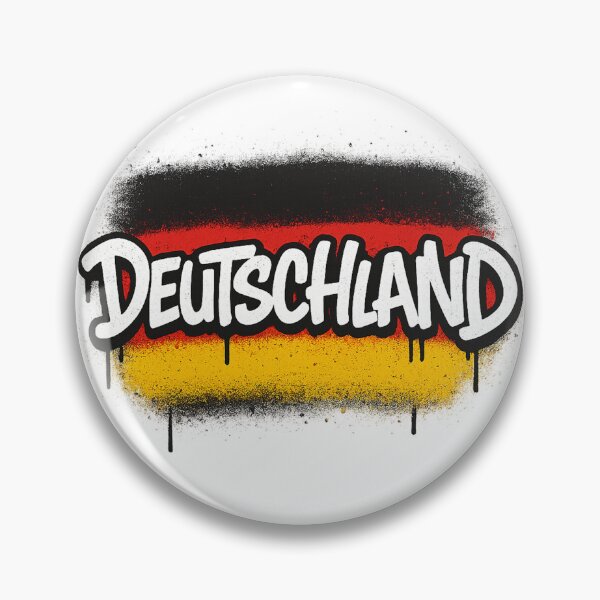Item preview, German flag with lettering in graffiti style designed and sold by CraftedArtworks.