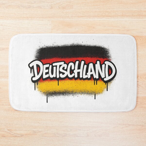 Item preview, German flag with lettering in graffiti style designed and sold by CraftedArtworks.