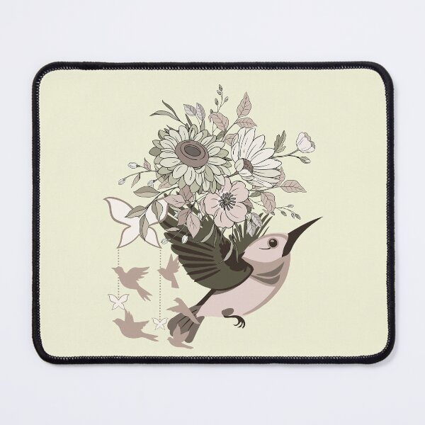 Item preview, Floral Bird Illustration designed and sold by IREMORHAN.