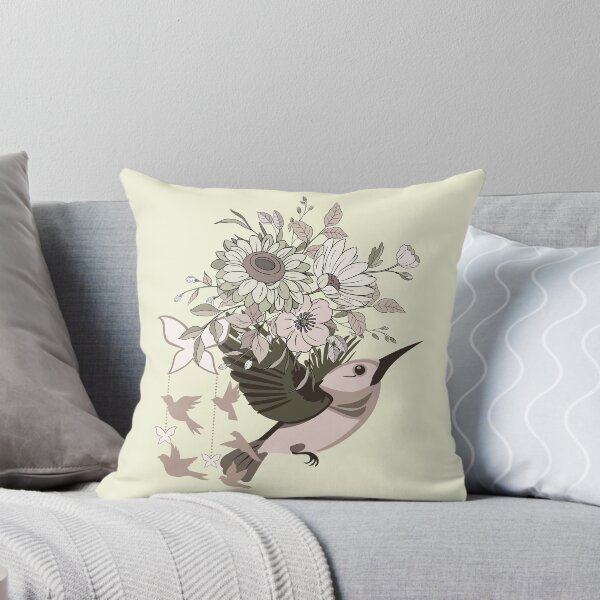 Item preview, Floral Bird Illustration designed and sold by IREMORHAN.
