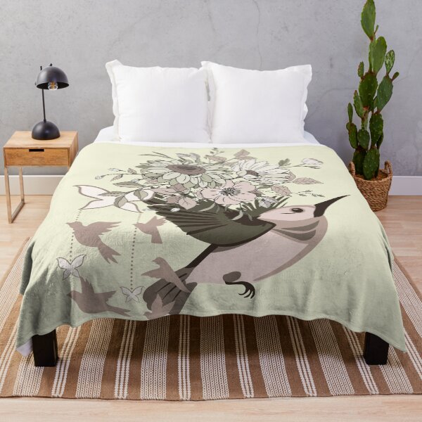 Item preview, Floral Bird Illustration designed and sold by IREMORHAN.