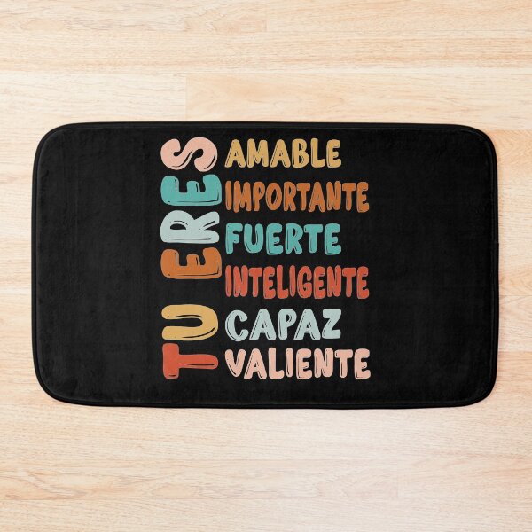 Item preview, Diseño de cita de afirmación en español "Eres amable" designed and sold by Nocturnal-Vines.