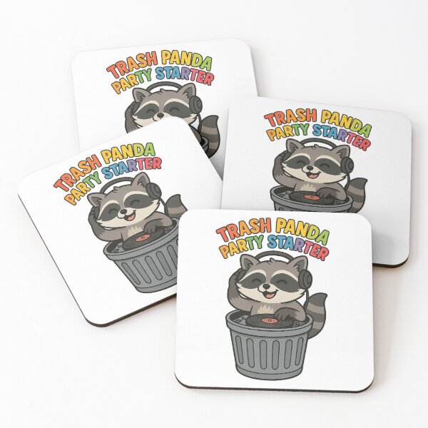 Item preview, Trash Panda DJ Raccoon Meme designed and sold by TwillTees.