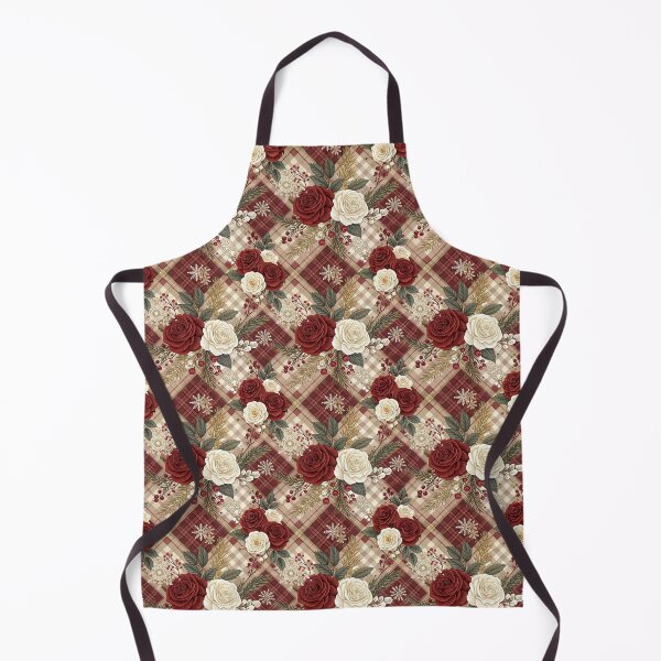 Item preview, Exquisite checkered pattern design with roses and foliage designed and sold by Merrylands Artshop.