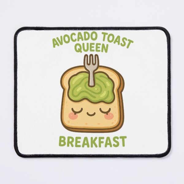Item preview, Avocado Toast Queen Food Pun designed and sold by TwillTees.