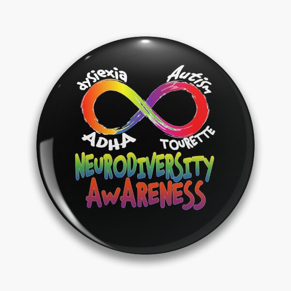 Item preview, Neurodiversity Awareness Infinity Symbol Rainbow Design designed and sold by Nocturnal-Vines.