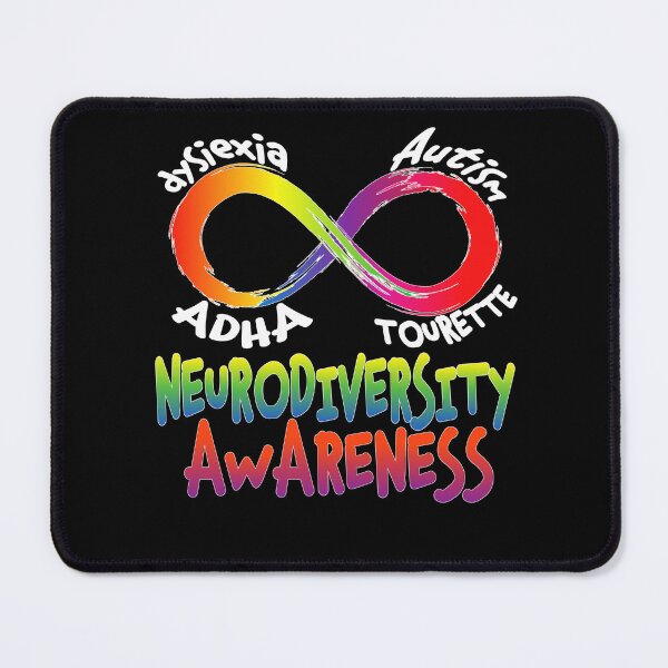 Item preview, Neurodiversity Awareness Infinity Symbol Rainbow Design designed and sold by Nocturnal-Vines.
