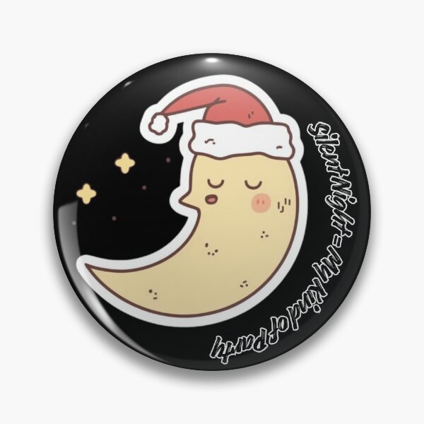 Item preview, Silent Night = My Kind of Party – Cozy Introvert Humor, Crescent Moon Holiday designed and sold by PIXelayDesigns.