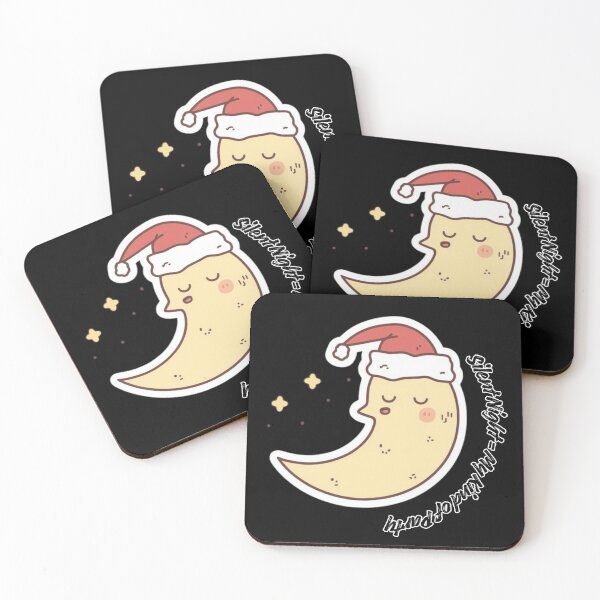 Item preview, Silent Night = My Kind of Party – Cozy Introvert Humor, Crescent Moon Holiday designed and sold by PIXelayDesigns.