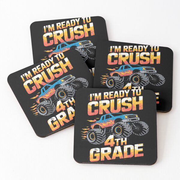 Item preview, Kids Ready to Crush 4th Grade Boys Back to School designed and sold by CombatTask.