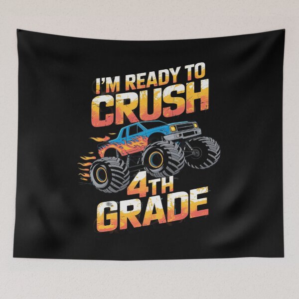 Item preview, Kids Ready to Crush 4th Grade Boys Back to School designed and sold by CombatTask.
