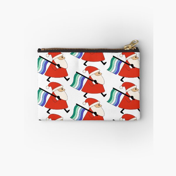 Item preview, Kawaii Santa With gay man Flag – LGBTQ Christmas designed and sold by Cannaxes Studio.