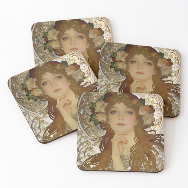 Item preview, Art Nouveau silver and gold designed and sold by Andy Gambino Art.