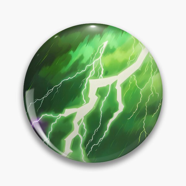 Item preview, Green Lightning Bolt in Thunderstorm, Ai Generated Art  designed and sold by ACC .