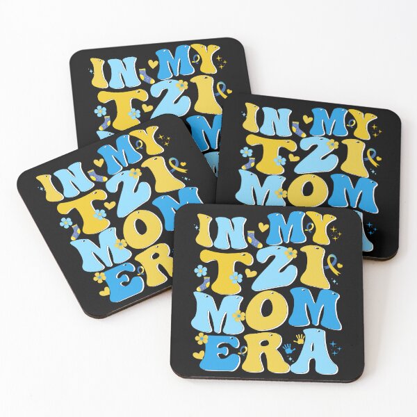 Item preview, T21 Mom Groovy Down Syndrome Awareness Design designed and sold by Nocturnal-Vines.