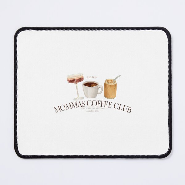 Item preview, Mommas Coffee Club Minimal Logo designed and sold by ImeldaSparks.