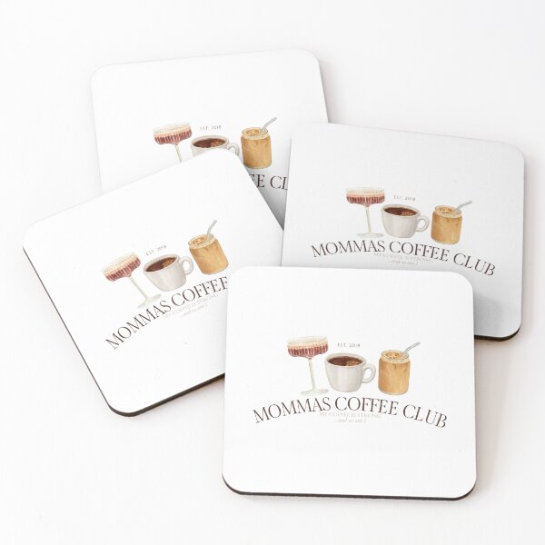 Item preview, Mommas Coffee Club Minimal Logo designed and sold by ImeldaSparks.