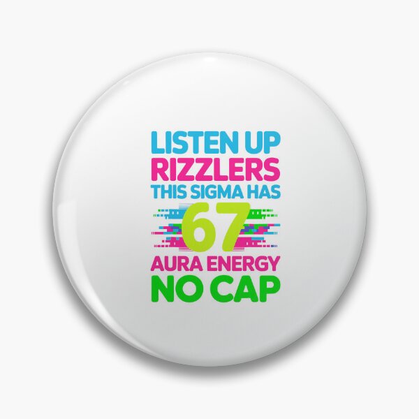 Item preview, Listen Up Rizzlers Sigma Aura 67 designed and sold by ImeldaSparks.