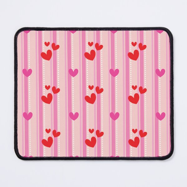 Item preview, Seamless Valentine Heart Pattern with Pink Stripes designed and sold by RS4you.