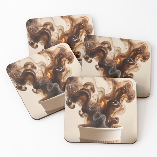 Item preview, Artistic Coffee Vapor in Motion designed and sold by Wonderful Designs.