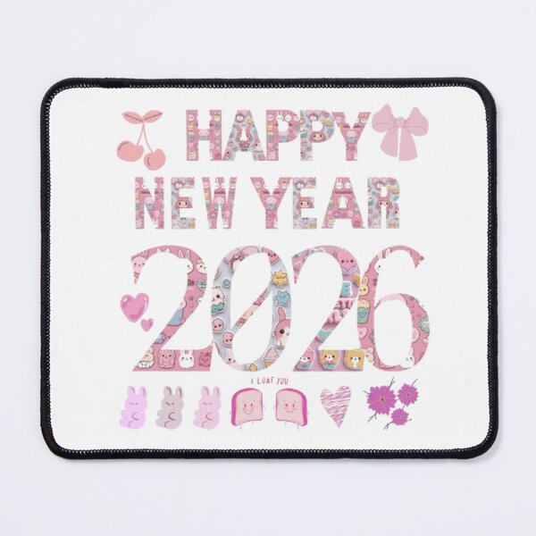 Item preview, Merry Christmas & Happy New Year – Cute Holiday 2026 designed and sold by Ditstyle.