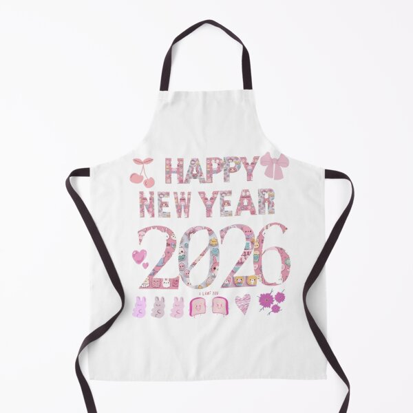 Item preview, Merry Christmas & Happy New Year – Cute Holiday 2026 designed and sold by Ditstyle.