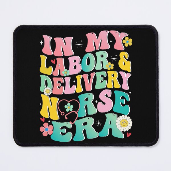 Item preview, Labor and Delivery Nurse Groovy Medical Design designed and sold by Nocturnal-Vines.