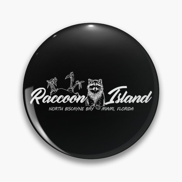 Item preview, Raccoon Island – Miami Biscayne Bay designed and sold by NoGoodDeeds.