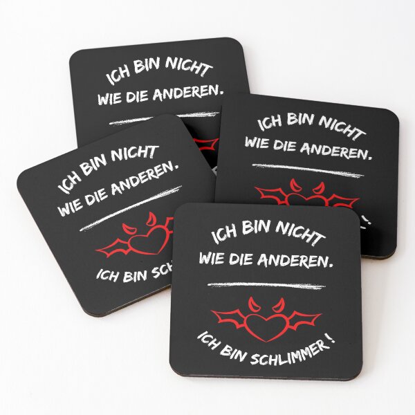 Artikelvorschau, Ich Bin Nicht Wie Die Anderen Ich Bin Schlimmer entworfen und verkauft von Zerberus71.